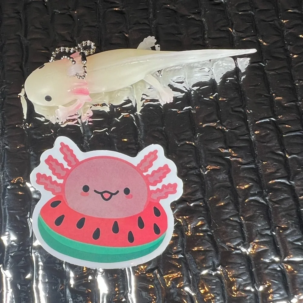 RAFTSAlotl Axolotl Crazy Trending WaterProof Single Decor Accent Sticker